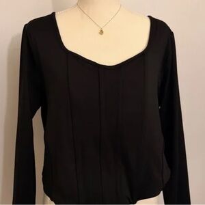 Elegant Black Women's Top